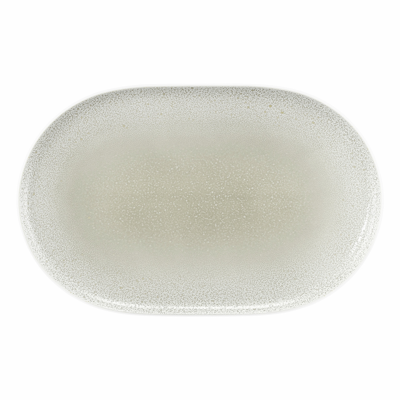 Sento Home, Teller / Servierplatte oval 384 x 245 mm Aura cream