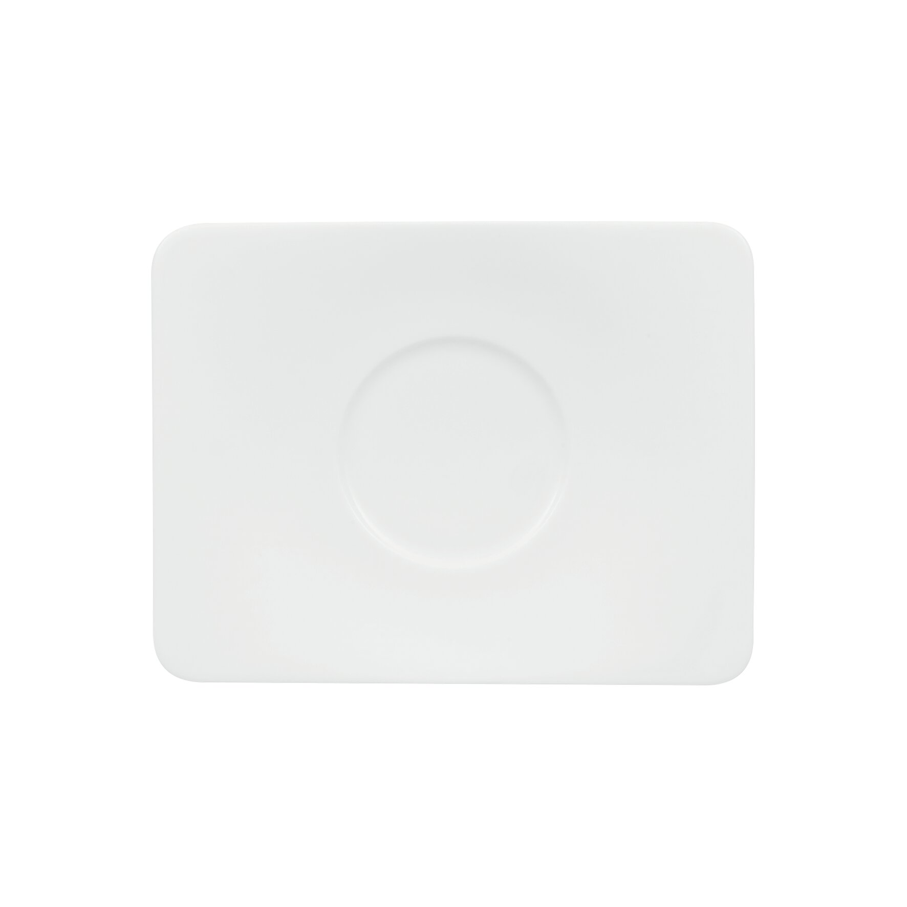 Modern Grace, Mocca- / Espresso-Untertasse 140 x 110 mm weiß