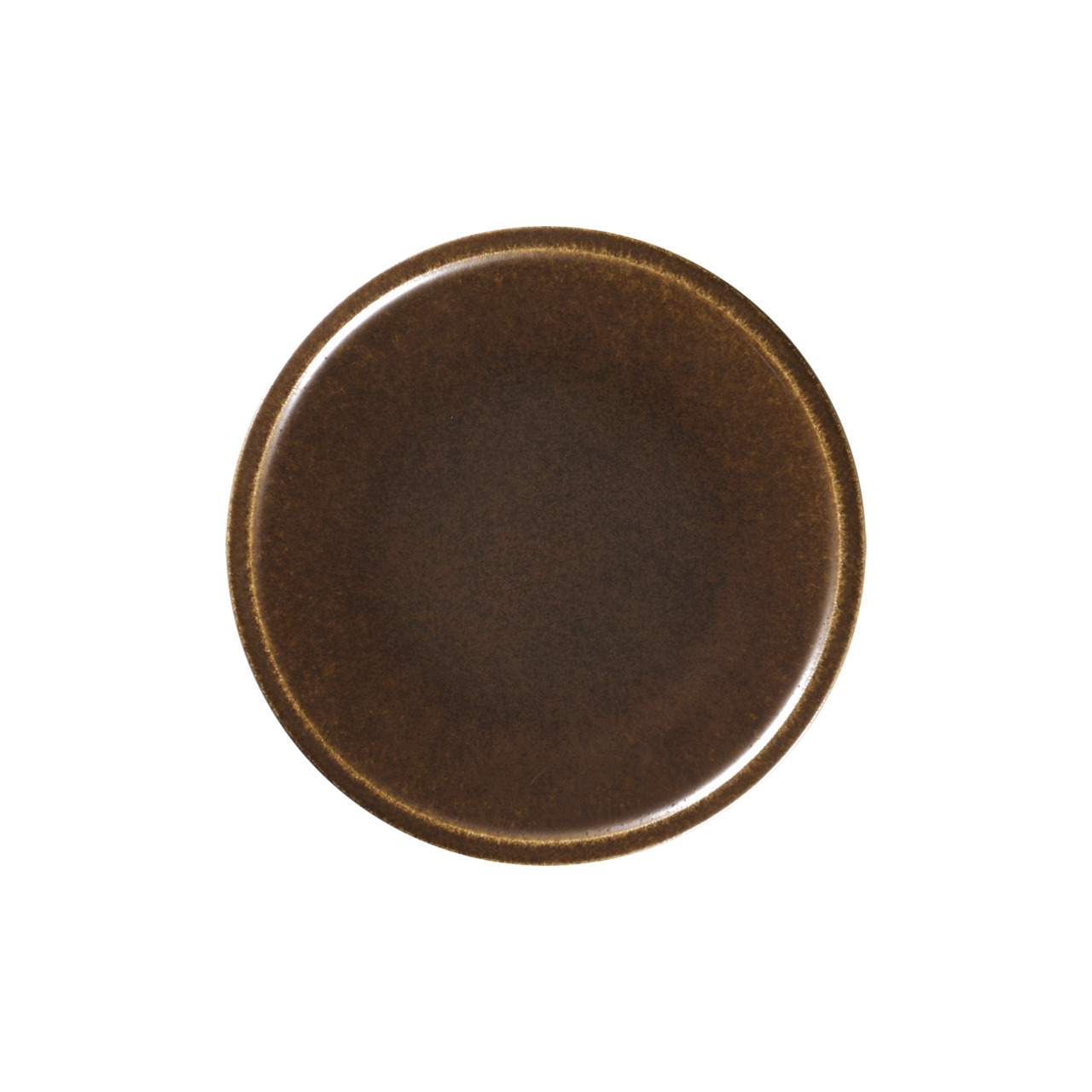 Ease, Teller flach coup ø 238 mm rust brown