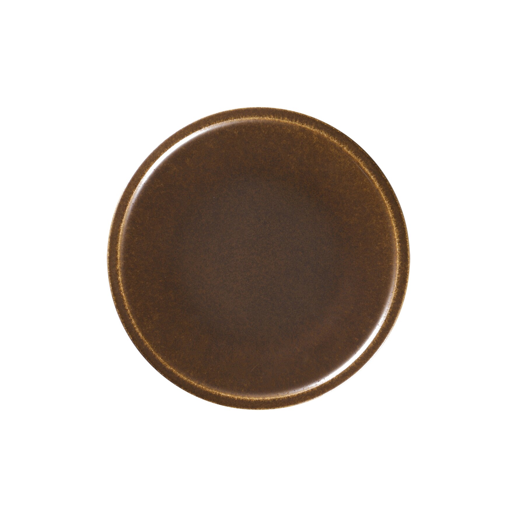 Ease, Teller flach coup ø 238 mm rust brown