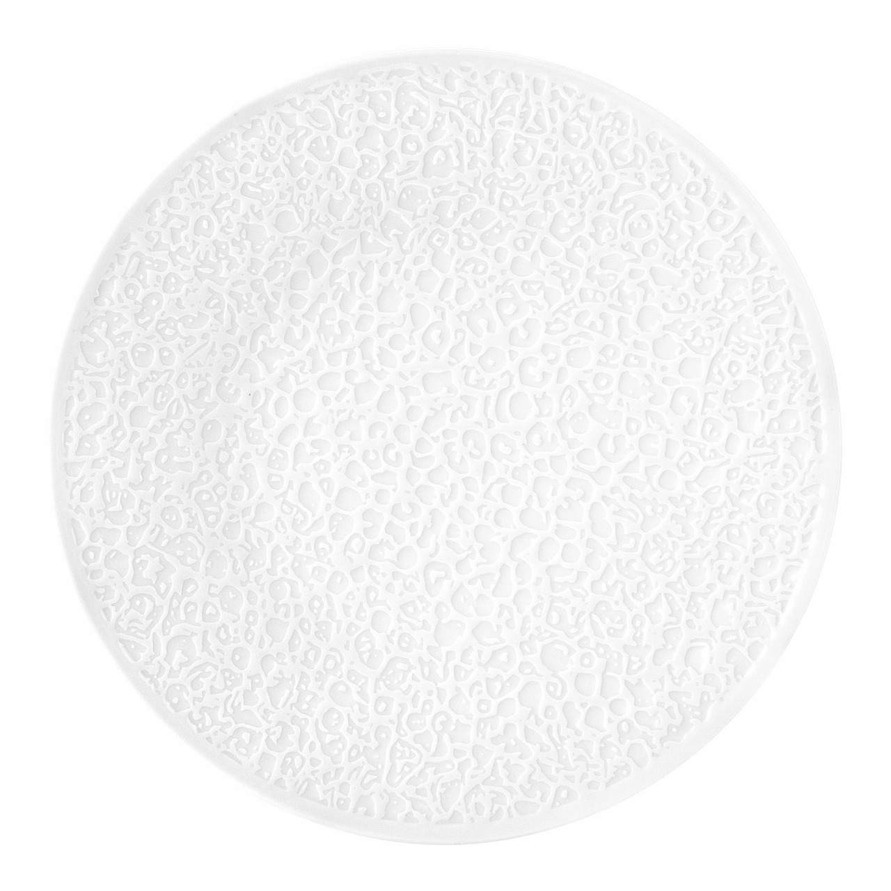 Nori, Teller flach ø 282 mm Vollrelief weiß