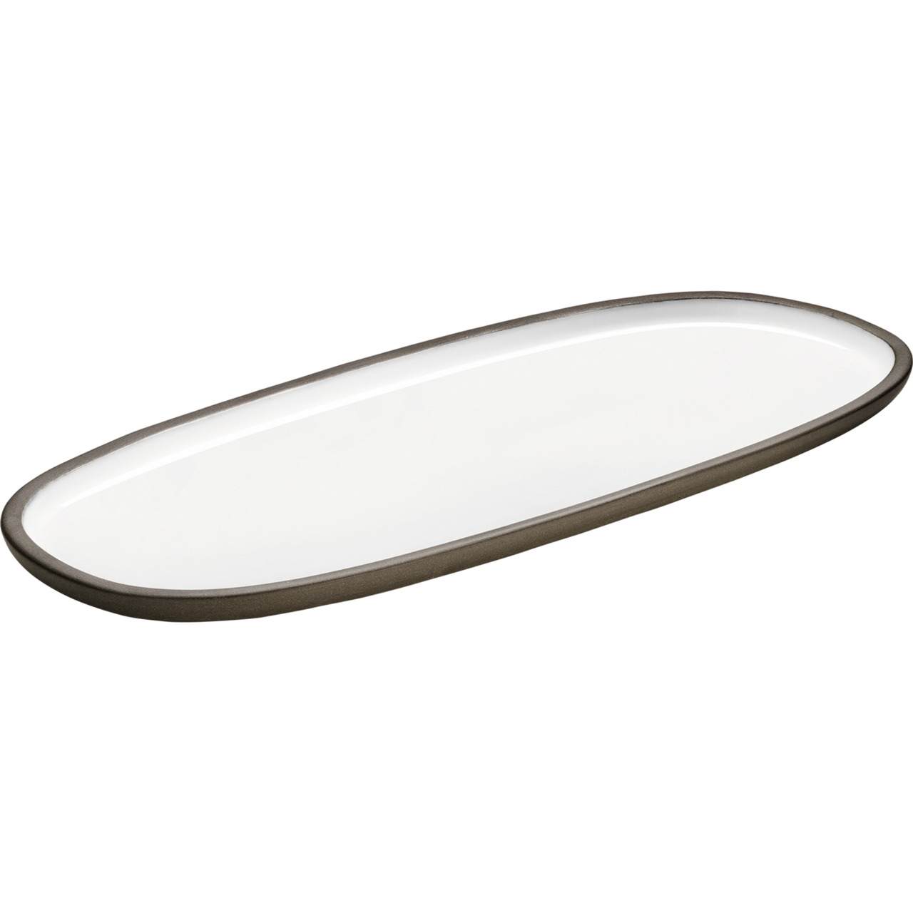 ReNew, Platte oval 350 x 150 mm weiß