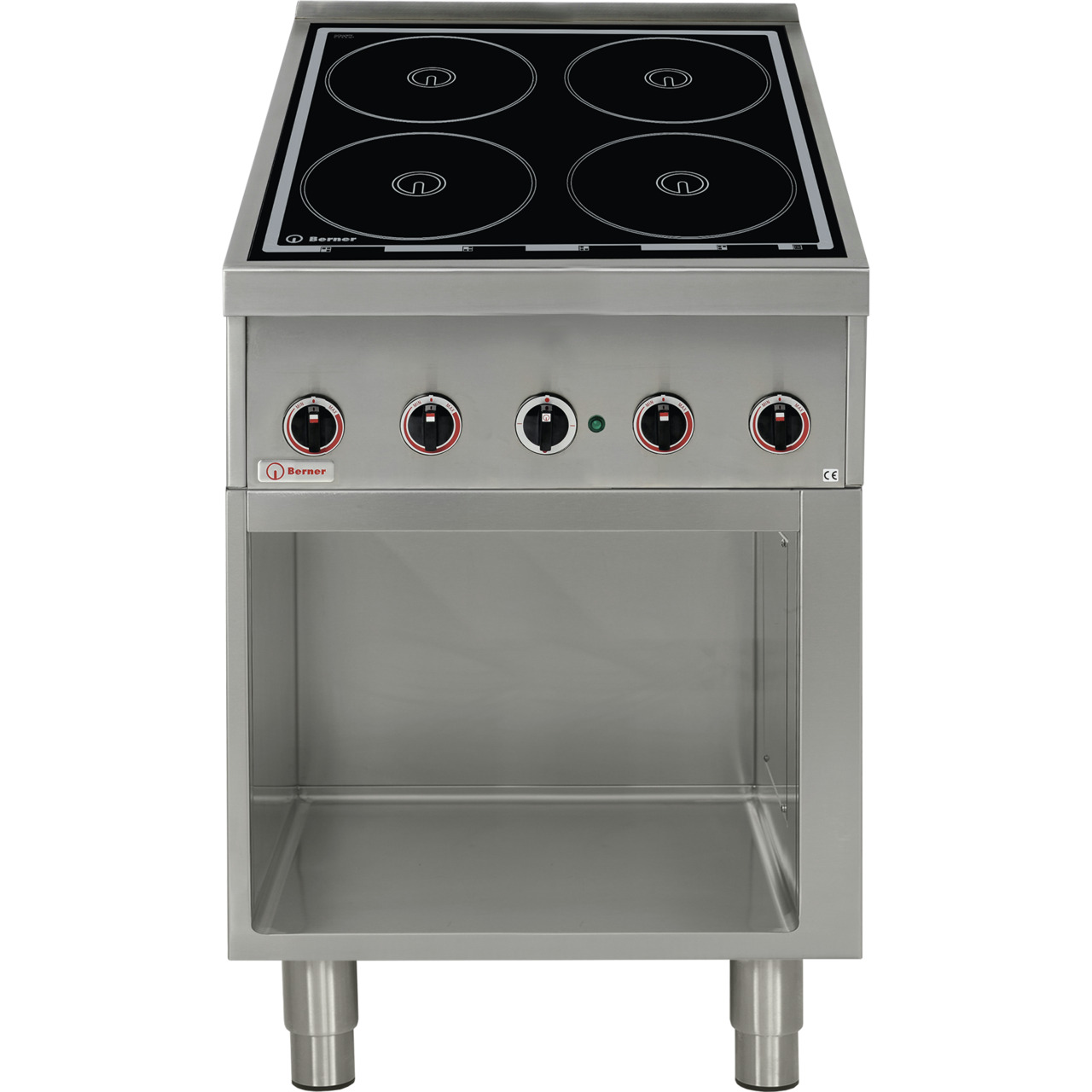 Induktionsherd mit 4 Kochstellen je 5,00 kW