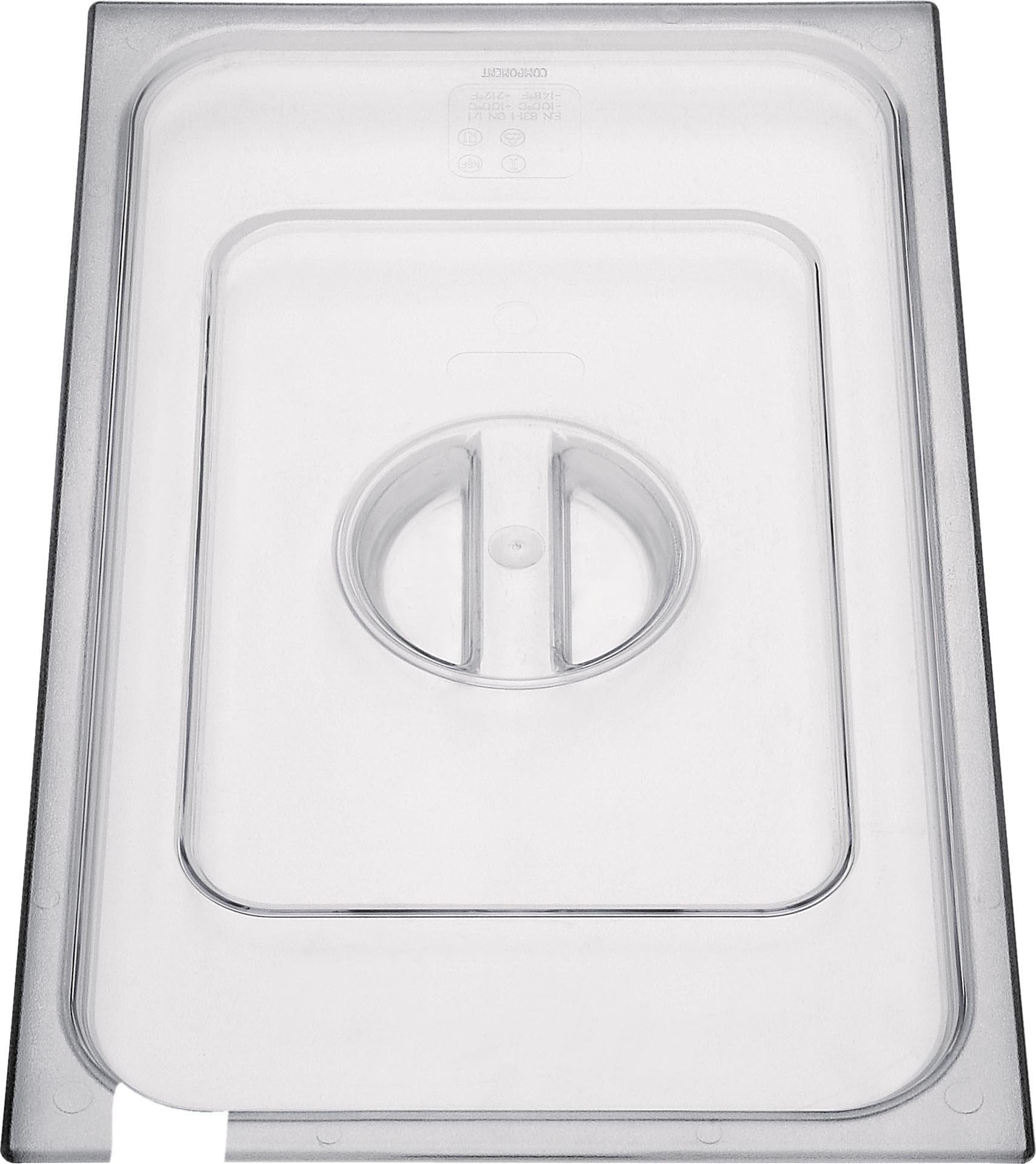 GN-Deckel 1/2 mit Löffelausschnitt Polycarbonat