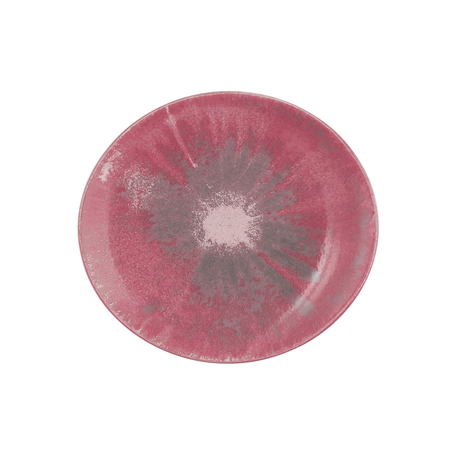 Modern Life, Frühstücksteller oval 210 x 192 mm Batik Hibiskus