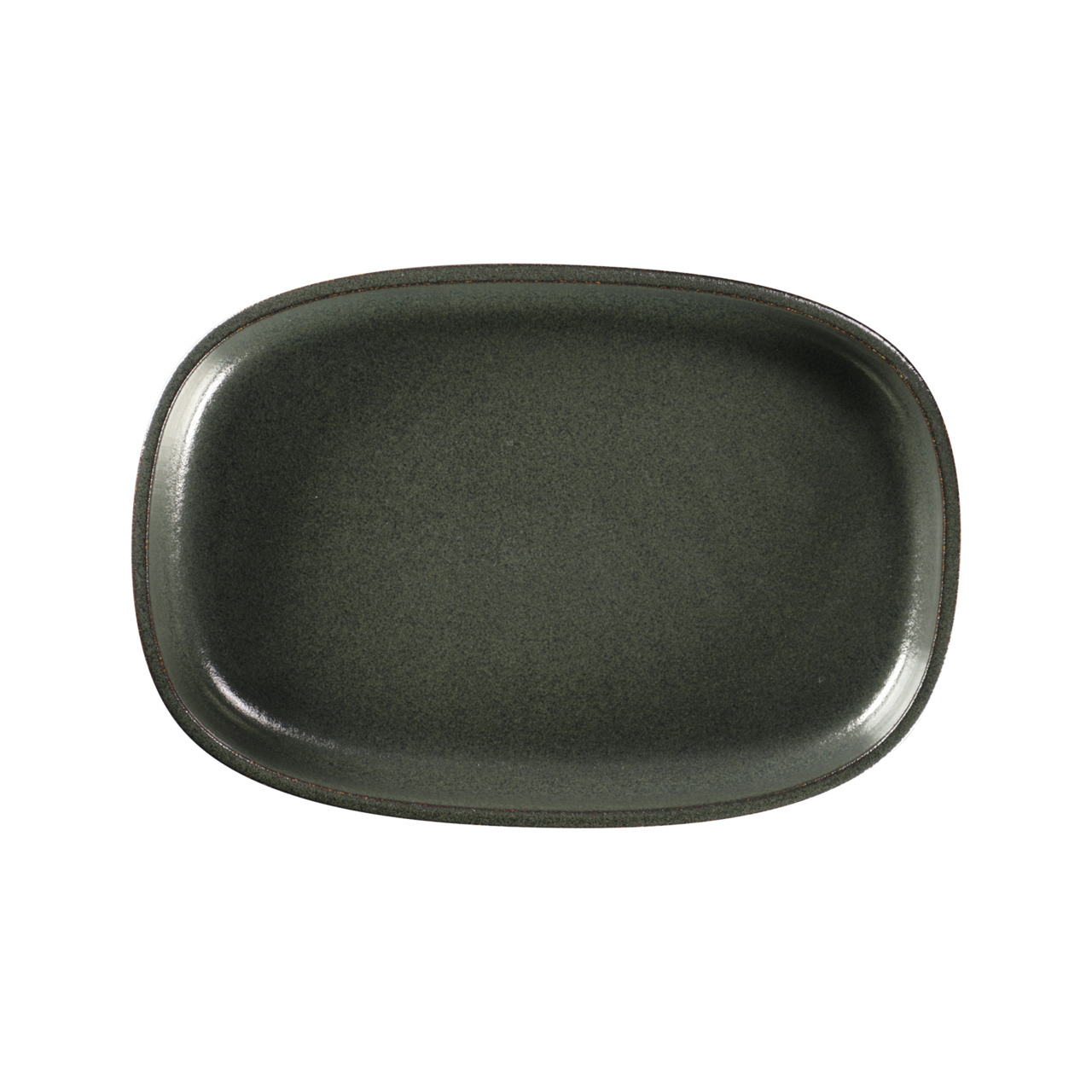 Ease, Platte oval tief 300 x 204 mm / 1,50 l caldera green