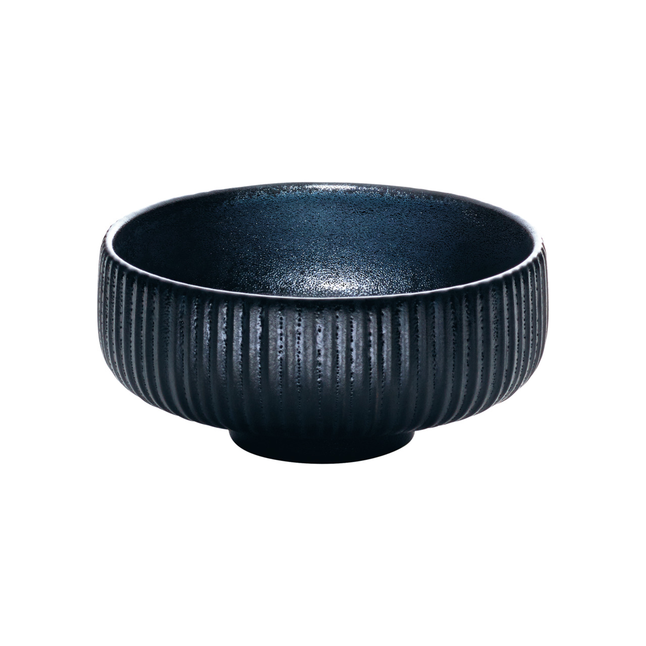 Nara, Bowl rund Relief ø 160 mm / 0,71 l schwarz