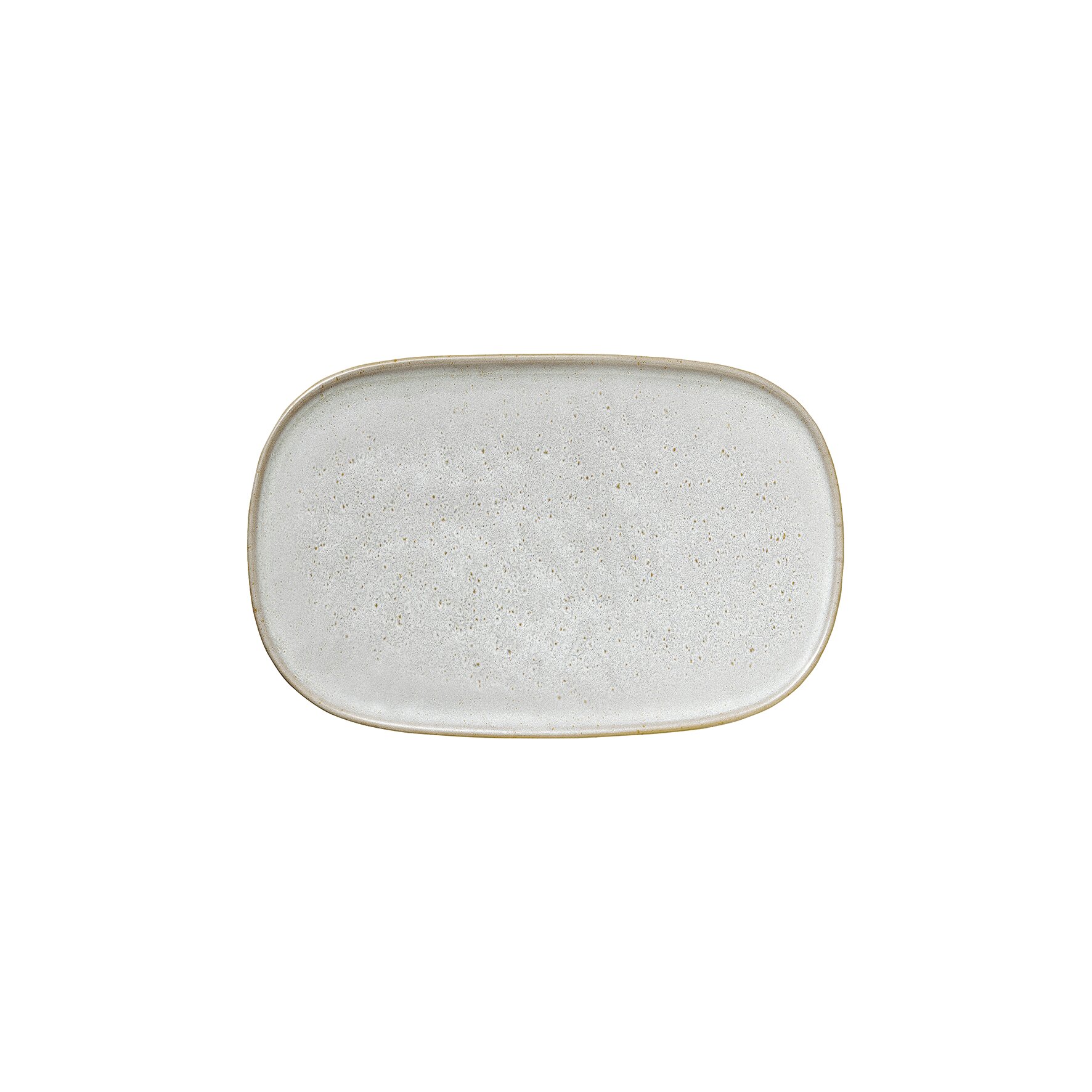 Nivo Moon, Coupe-Platte flach 170 x 110 mm weiß 