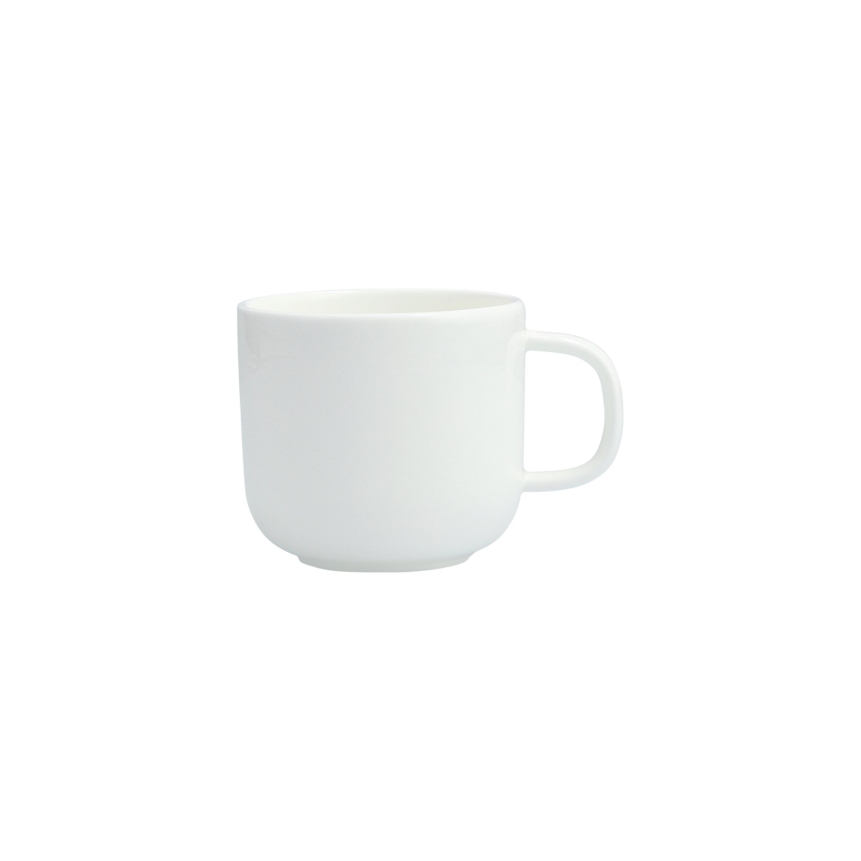 Modern Coupe, Kaffeetasse 75 mm / 0,18 l weiß