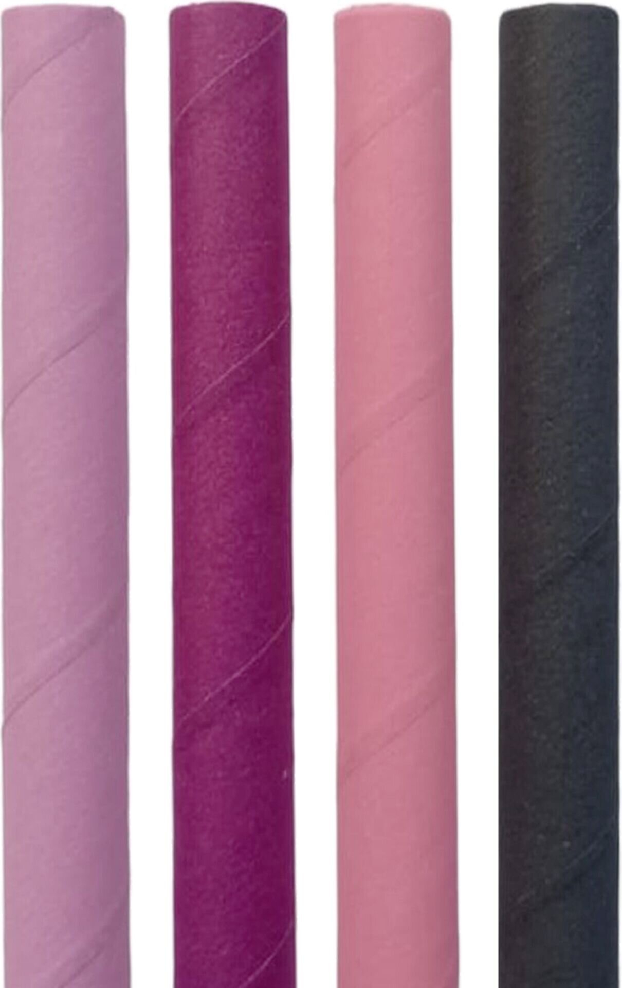 Trinkhalme aus Papier Jumbo farbig gemischt "Wild Berry" 20cm