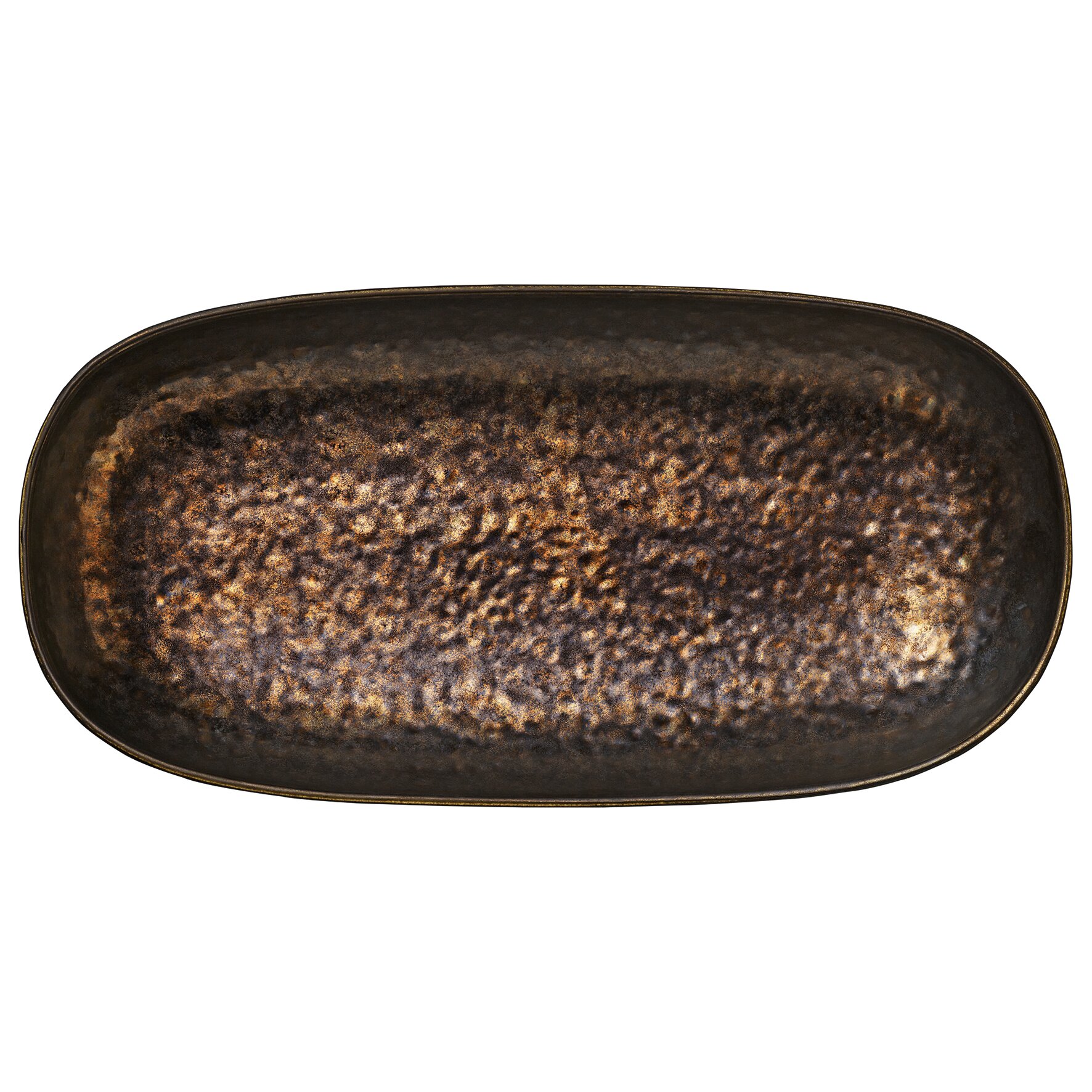 Nivo Metallic, Coupeplatte tief 300 x 150 mm metallic