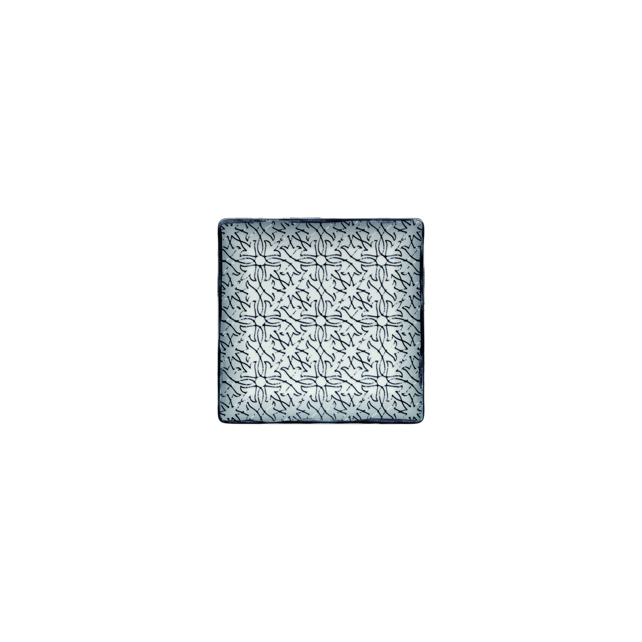 Shabby Chic, Coupteller halbtief eckig 120 x 120 mm Dekor 6