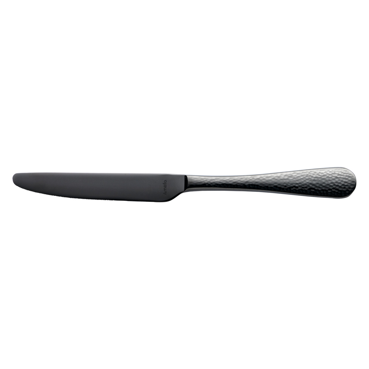 Sierra, Menümesser Vollheft 235 mm gehämmert PVD schwarz