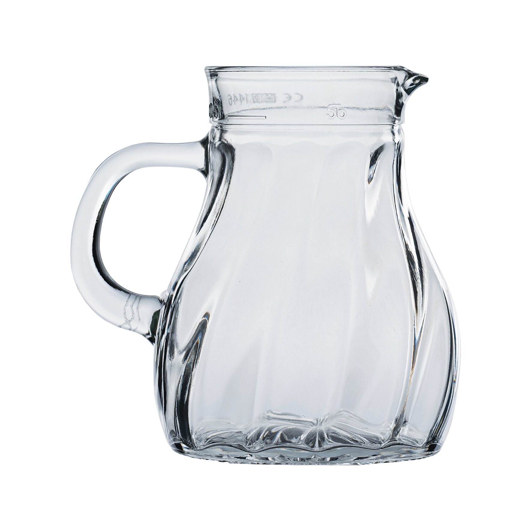 Salzburg, Weinkrug Spiraloptik 133 x 105 mm / 0,55 l 0,50 /-/PR