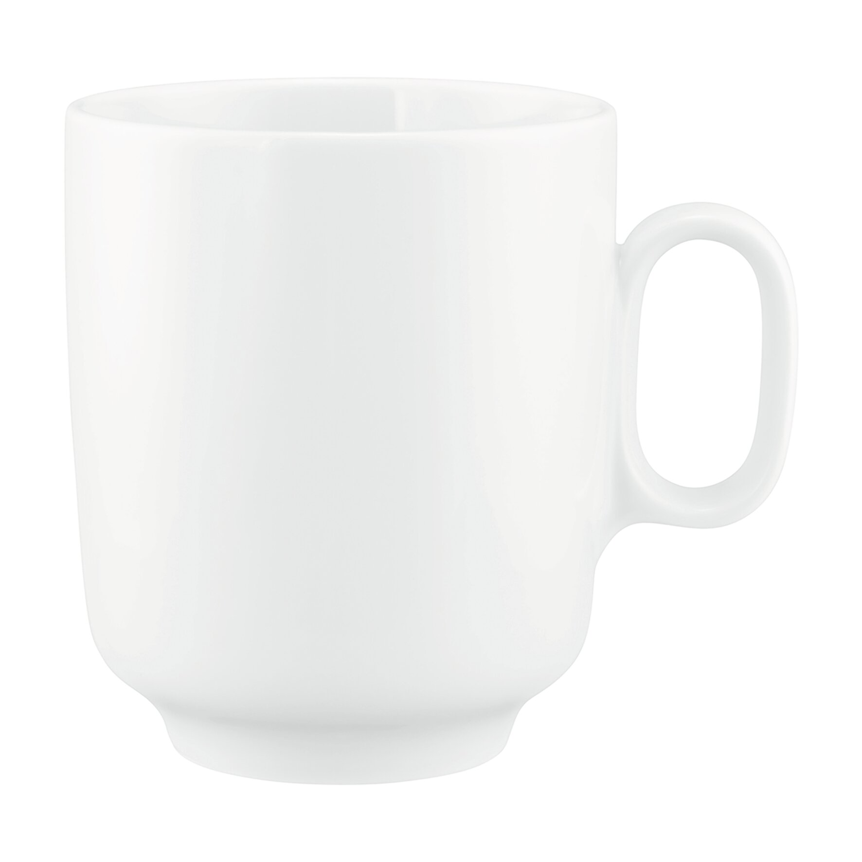 Sento, Becher mit Henkel ø 121 mm / 0,43 l weiß 