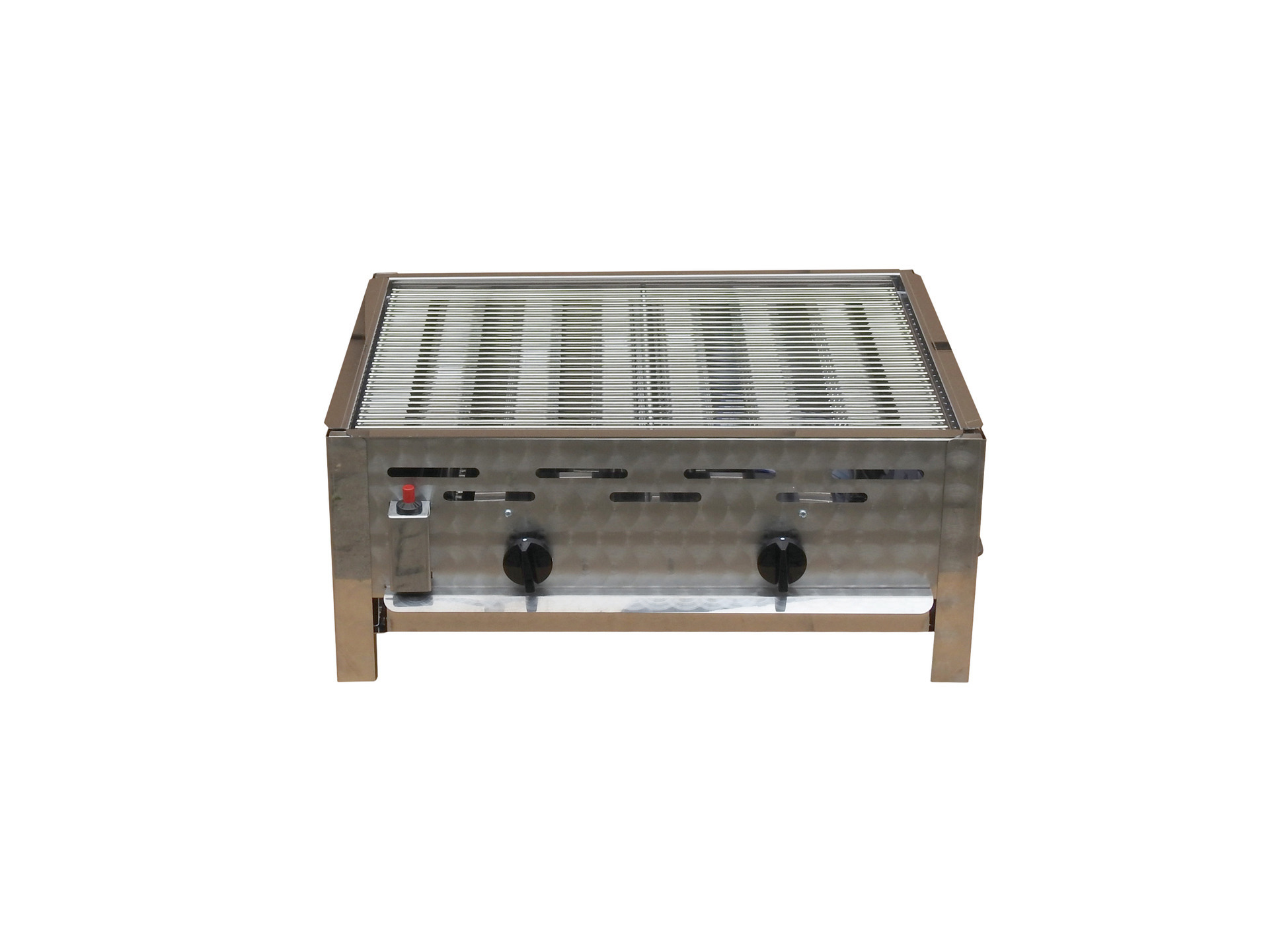 Profi-Gasgrill 2 flammig mit Rost