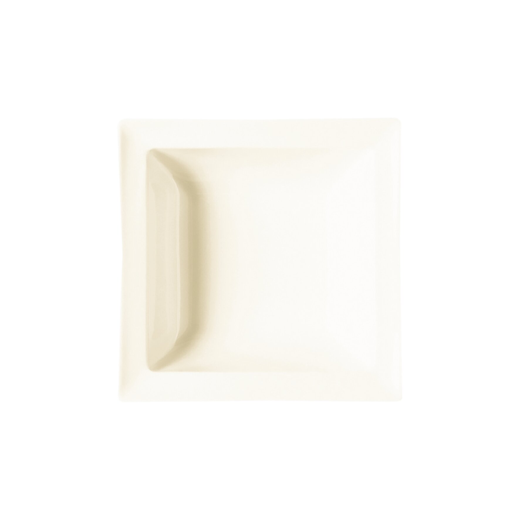 Classic Gourmet, Salatschale quadratisch 210 x 210 mm / 0,65 l creme