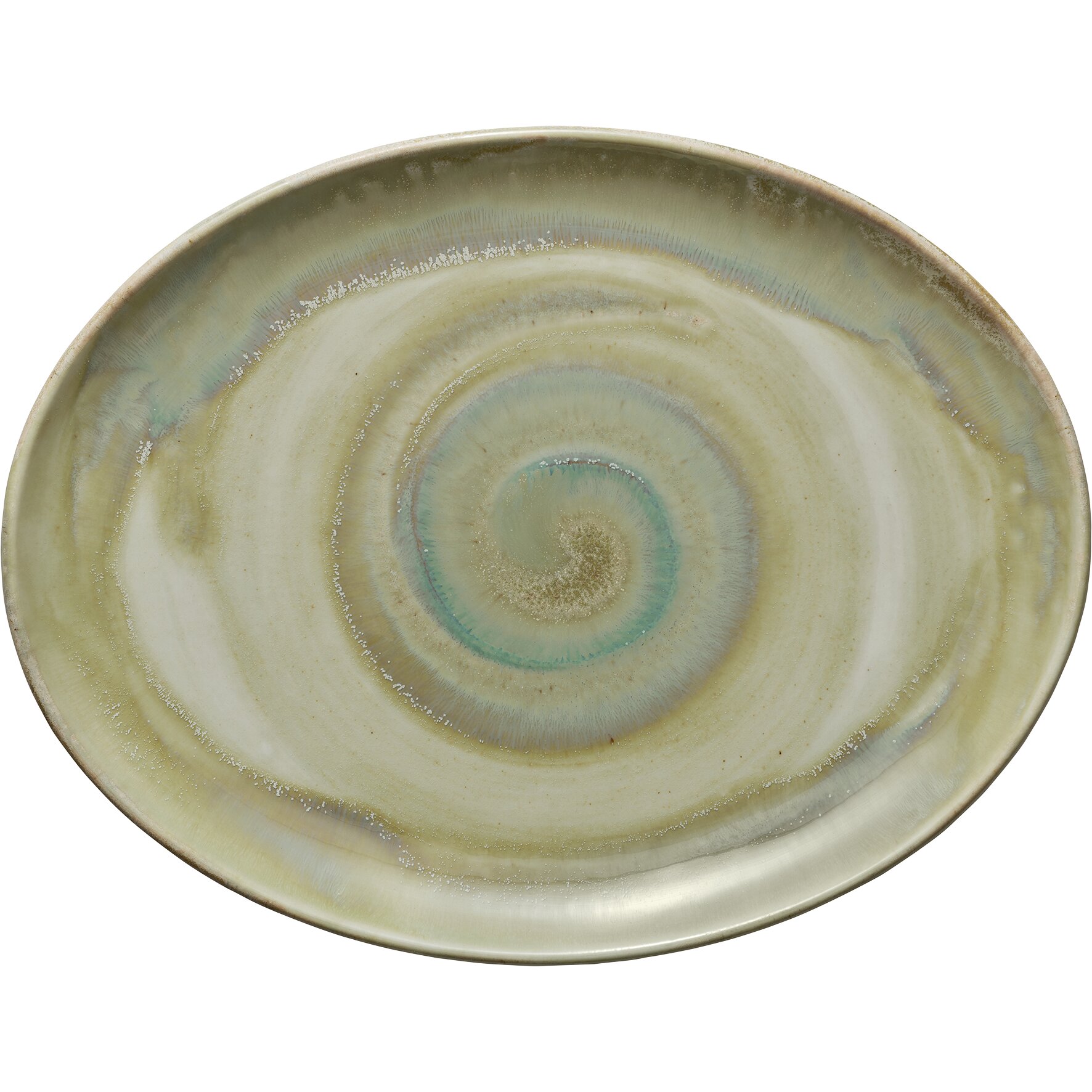 Perfect Match, Coupplatte oval 361 x 281 mm Thyme 