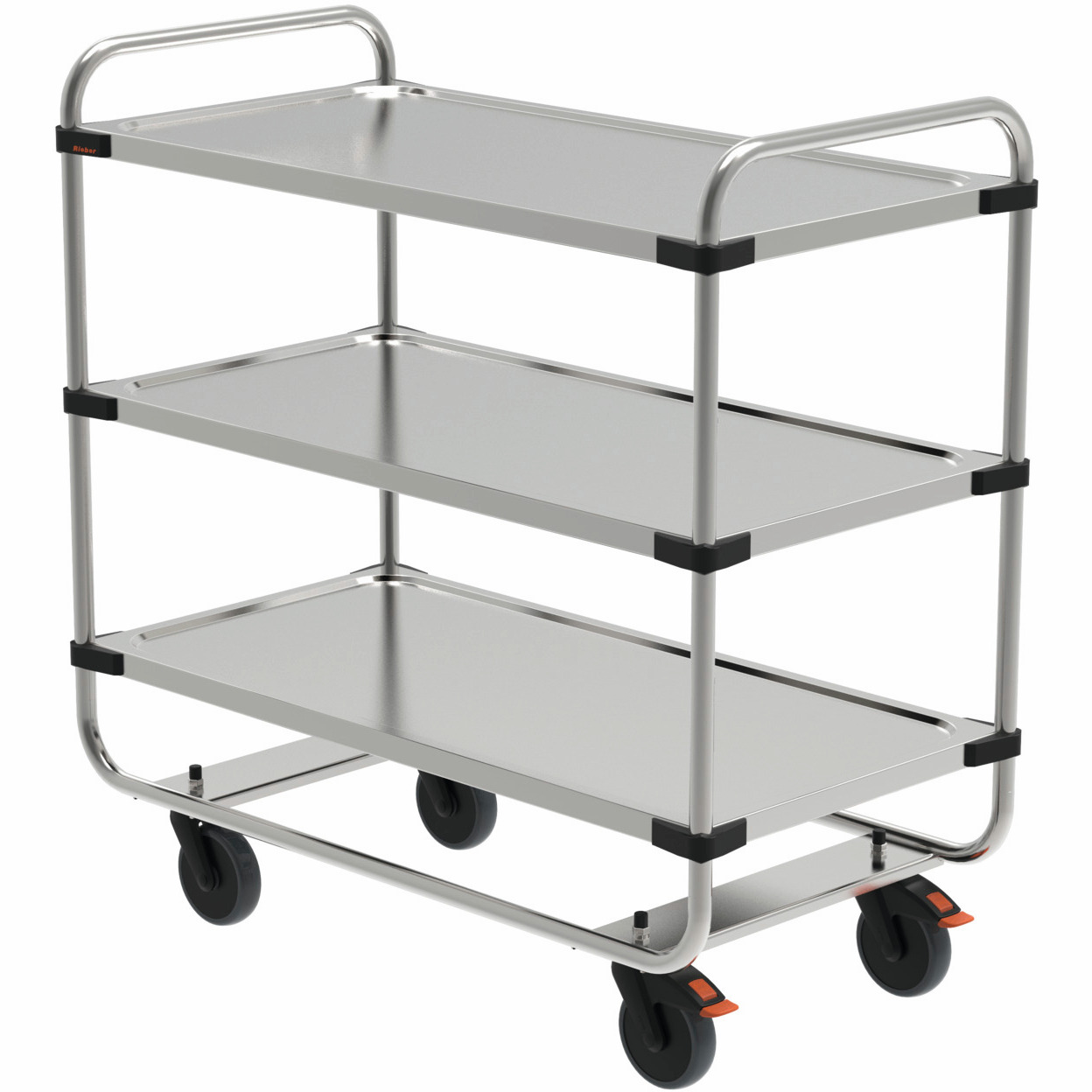 Servierwagen 3 Borden 1000 x 500 mm / Tragkraft 200 kg / 1035 x 535 x 1043 mm