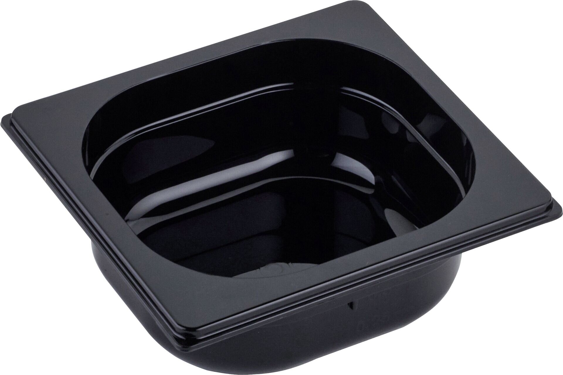 GN Behälter 1/6 Polycarbonat schwarz T: 65mm