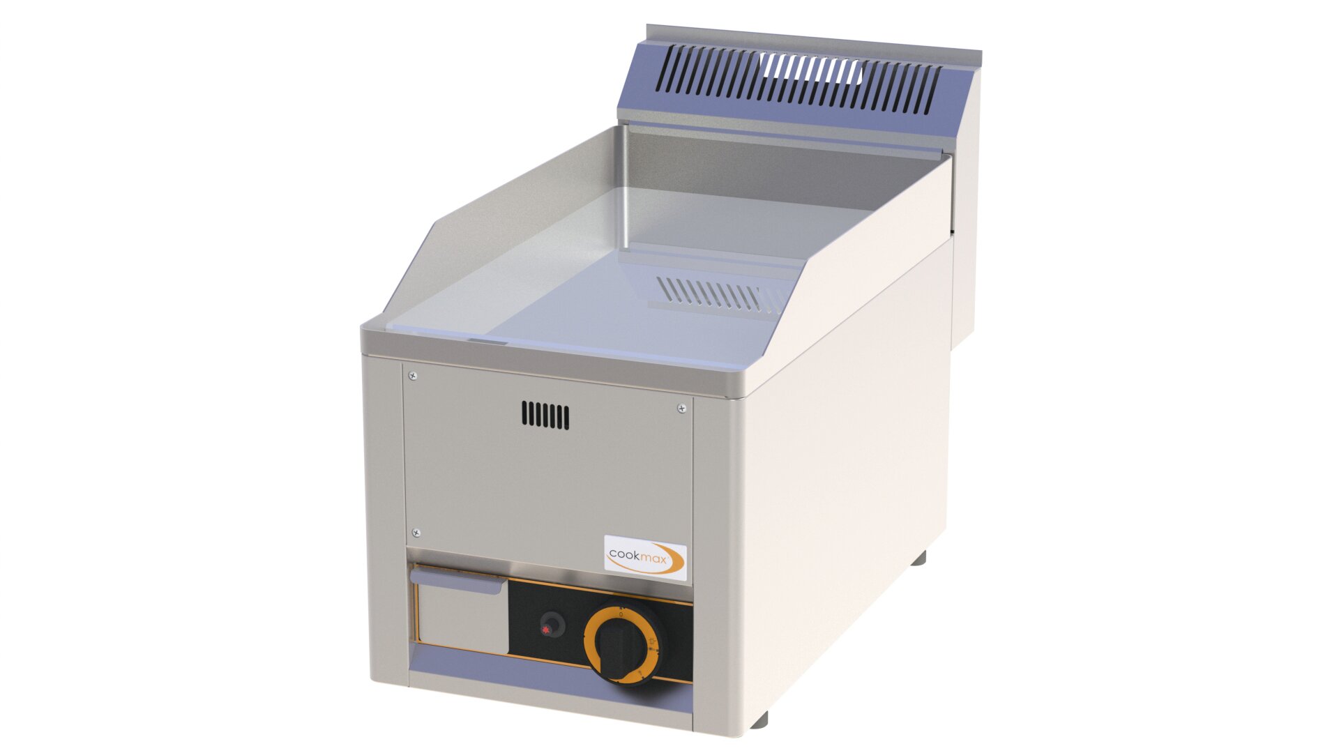 Gas-Grillplatte rau verchromt 1 Heizzone 330 x 600 x 290 mm