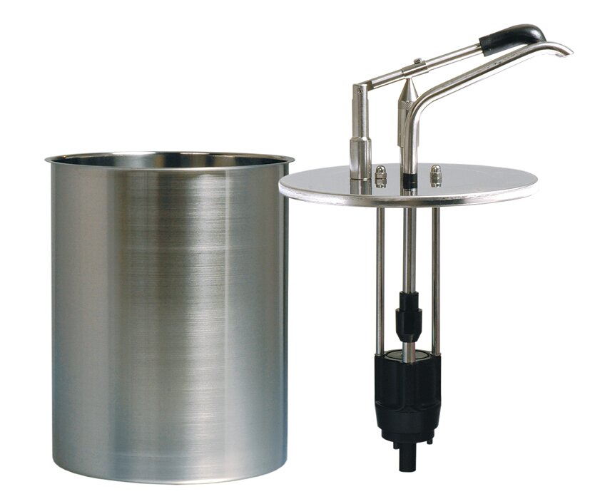 Dosierspender rund 10,00 l / 235 x 235 x 440 mm Behälter zylindrisch