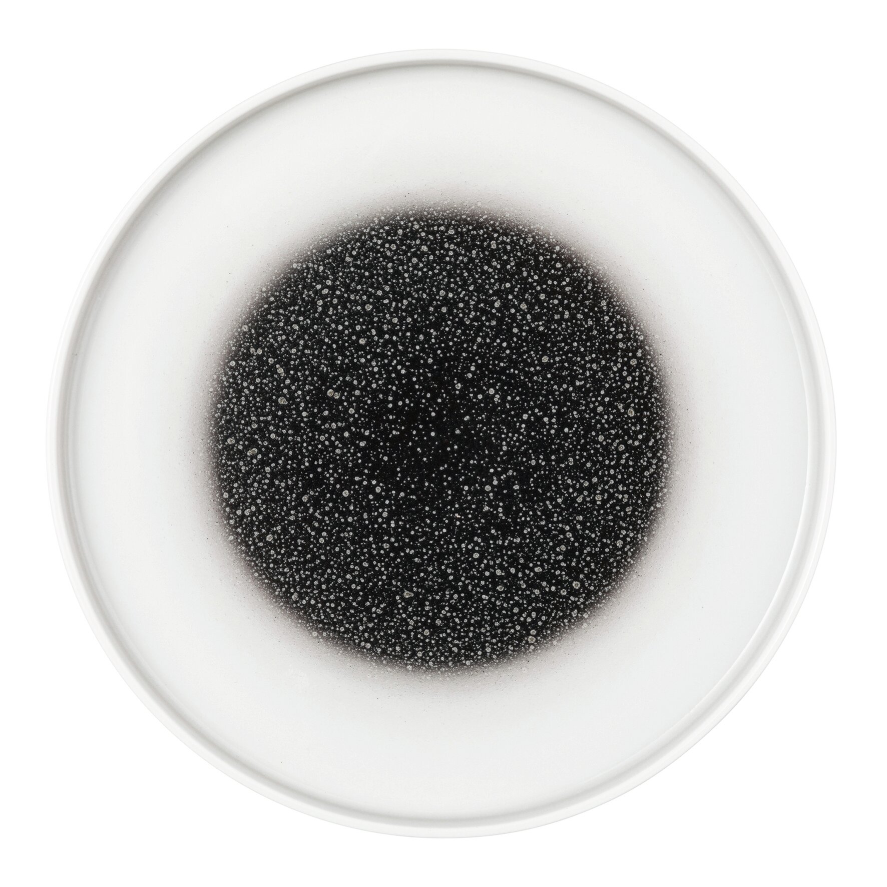 Good Mood, Teller flach ø 260 mm intense spotted black