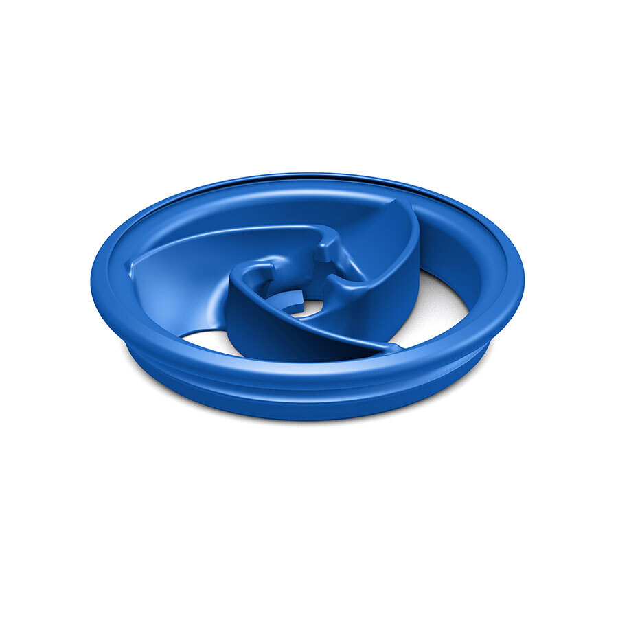 Spülring Rinse 120 mm blau