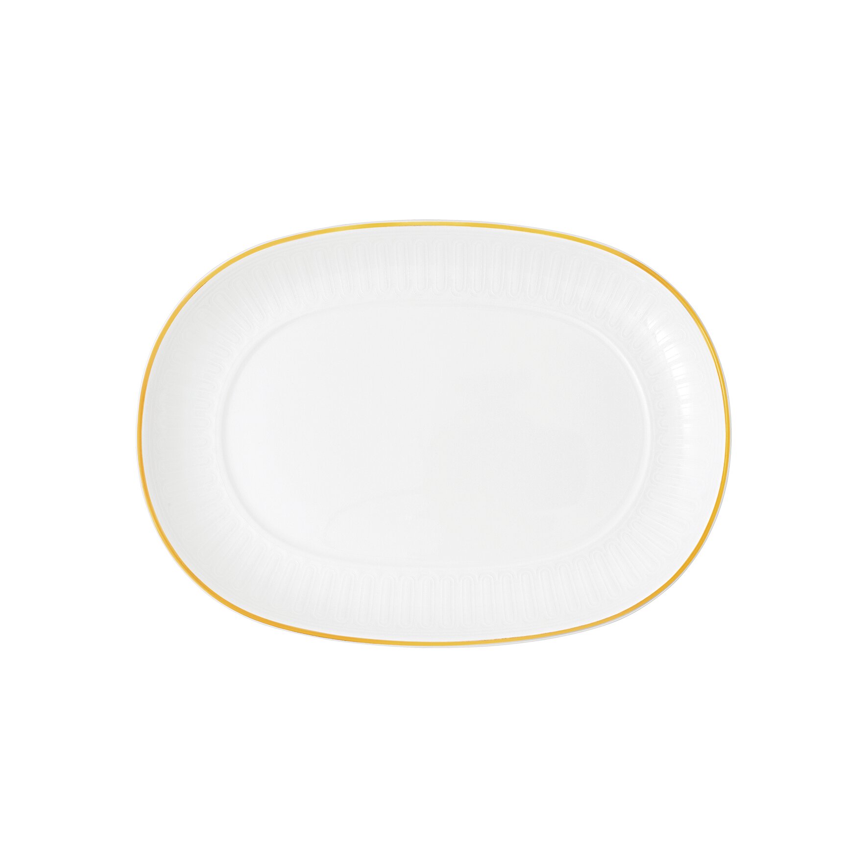 Château Septfontaines, Beilagenschale / Sauciere-Unterteil 205 x 145 mm weiß