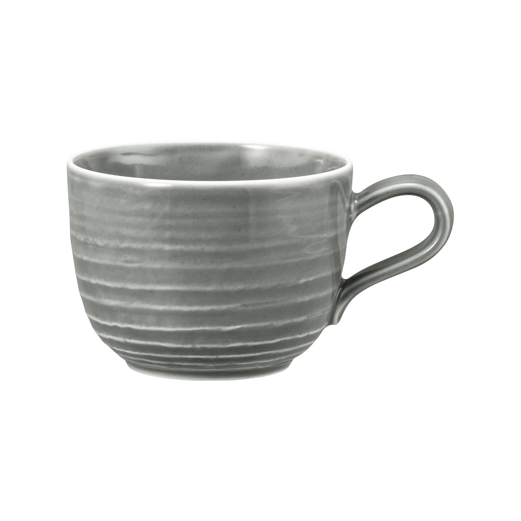 Terra, Kaffeetasse mit Relief ø 118 mm / 0,26 l perlgrau