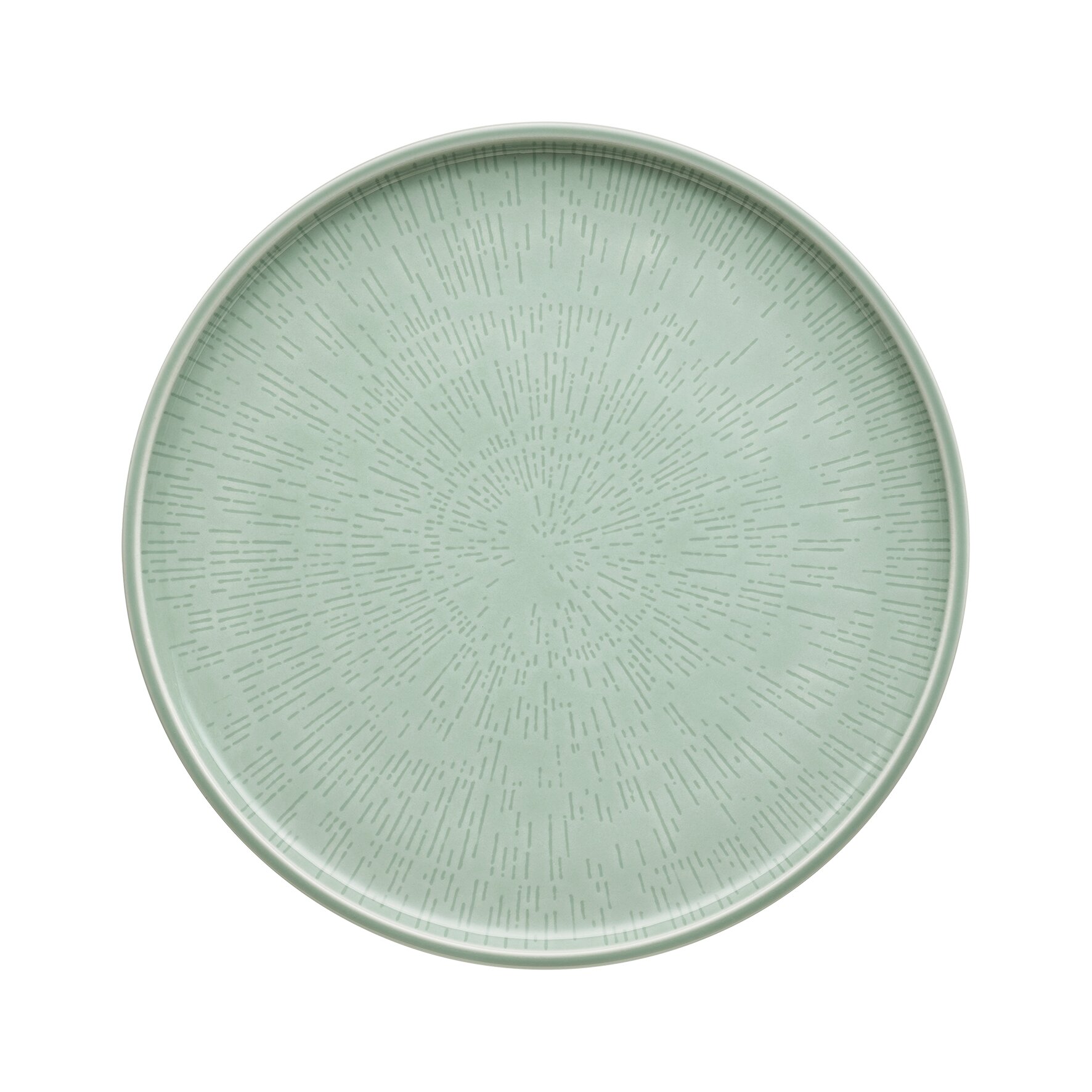 Shiro Glaze Frost, Coupteller flach ø 280 mm mit Struktur