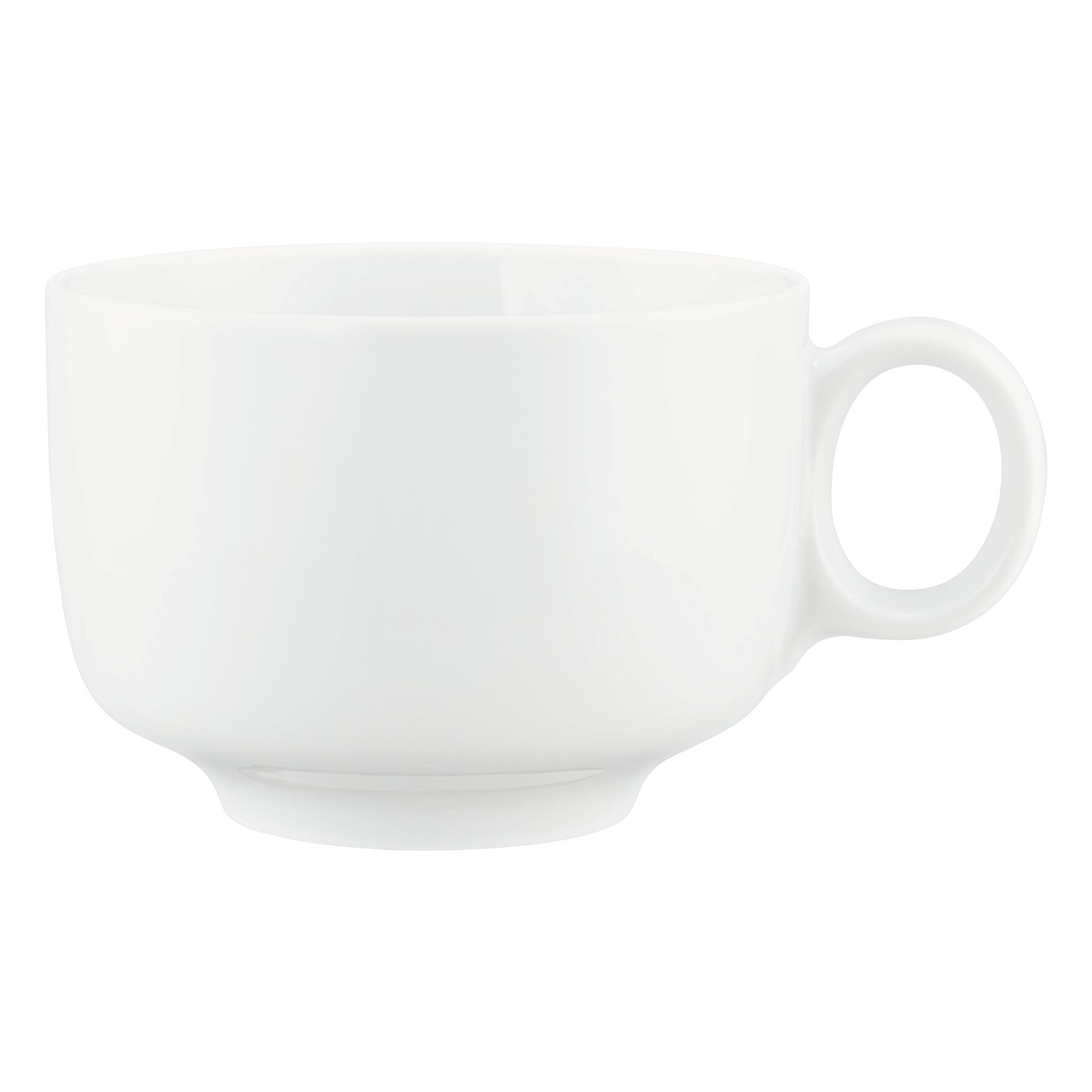 Sento, Milchkaffeetasse ø 101 mm / 0,38 l weiß 
