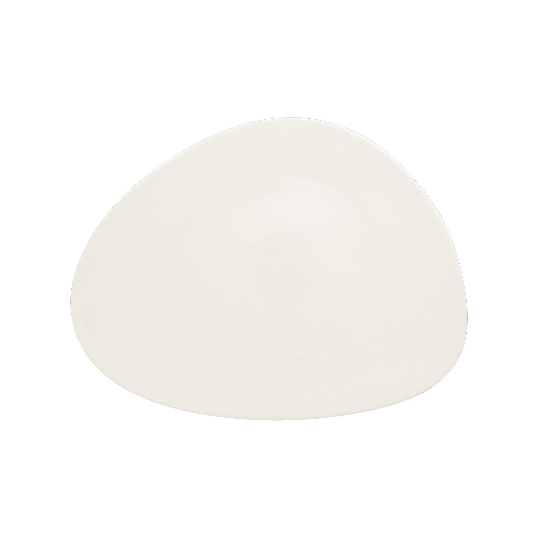 Suggestions Shaped, Teller flach shaped 330 x 250 mm plain-white