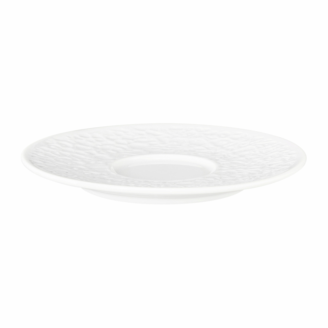 Nori, Kombi-Untertasse mit Relief ø 166 mm weiß