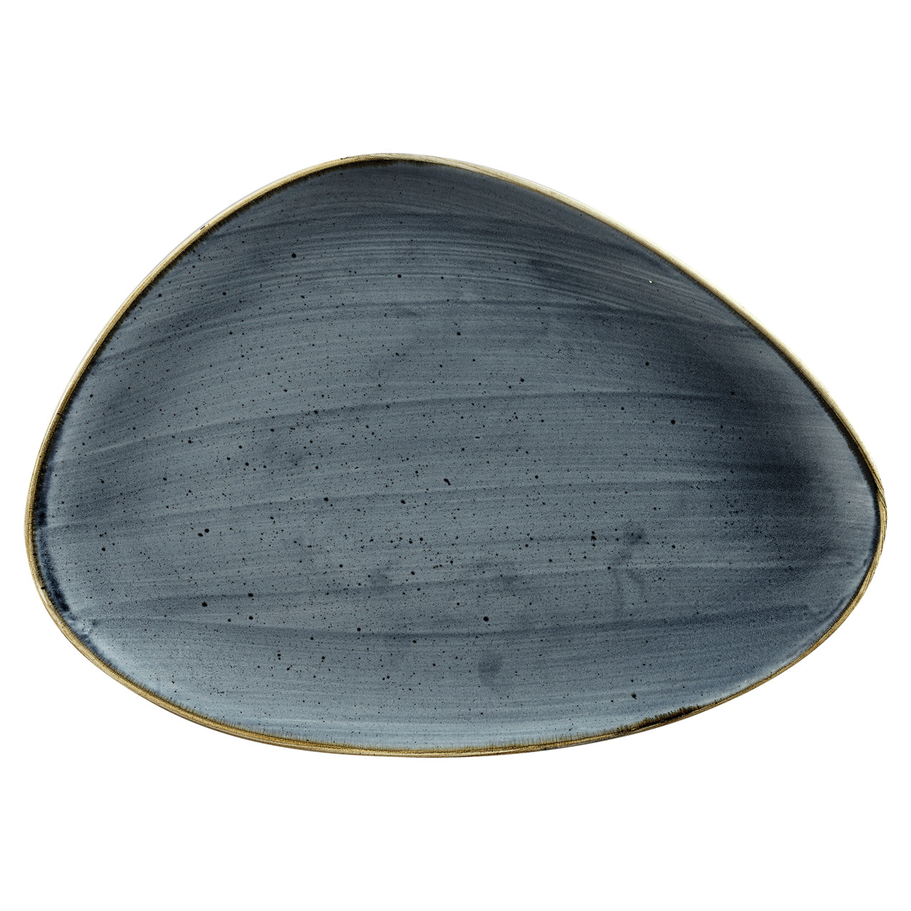 Stonecast, Teller Chefs dreieckig 356 x 250 mm Blueberry