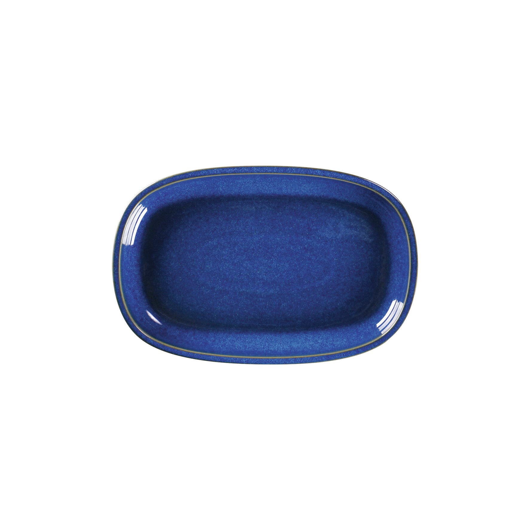 Ease, Platte oval flach 230 x 150 mm cobalt