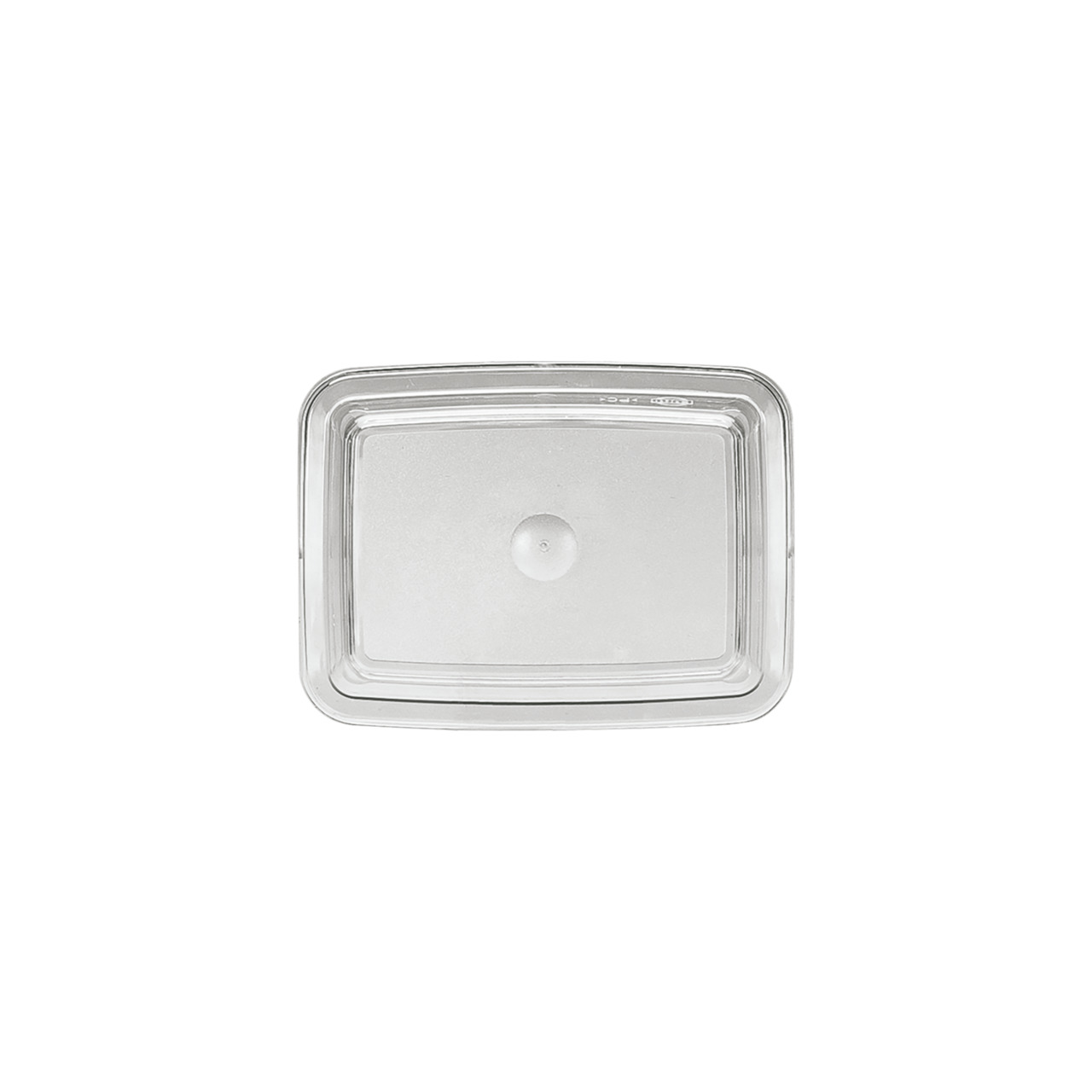 Donna Senior, Kunststoffdeckel eckig 125 x 125 mm klar für Salat eckig 0,25 l