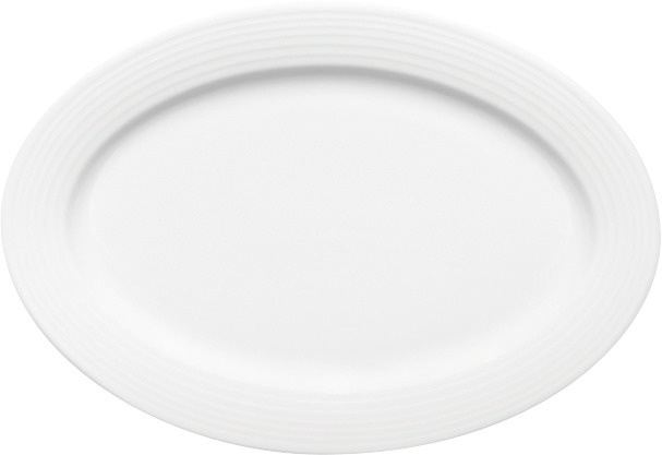 Dialog, Platte oval mit Fahne 350 x 270 mm