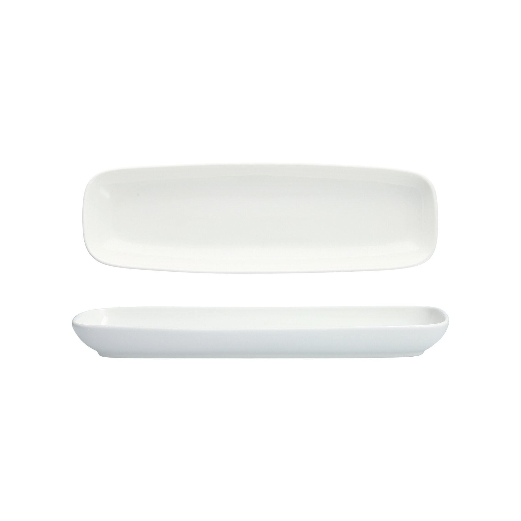 Modern Coupe, Platte rechteckig 290 x 90 mm weiß