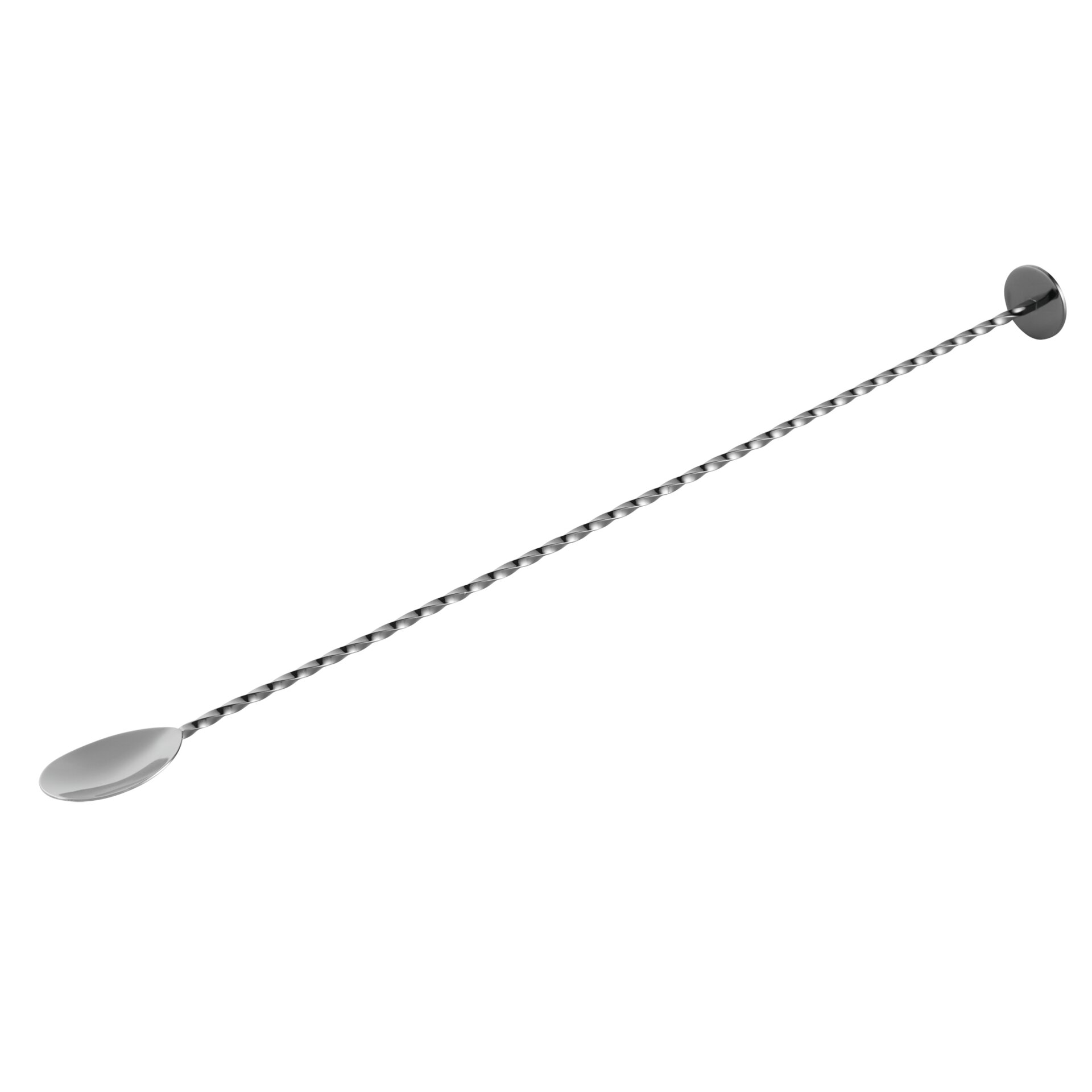 Barlöffel Twisted mit Stößelende 400 mm gun metal