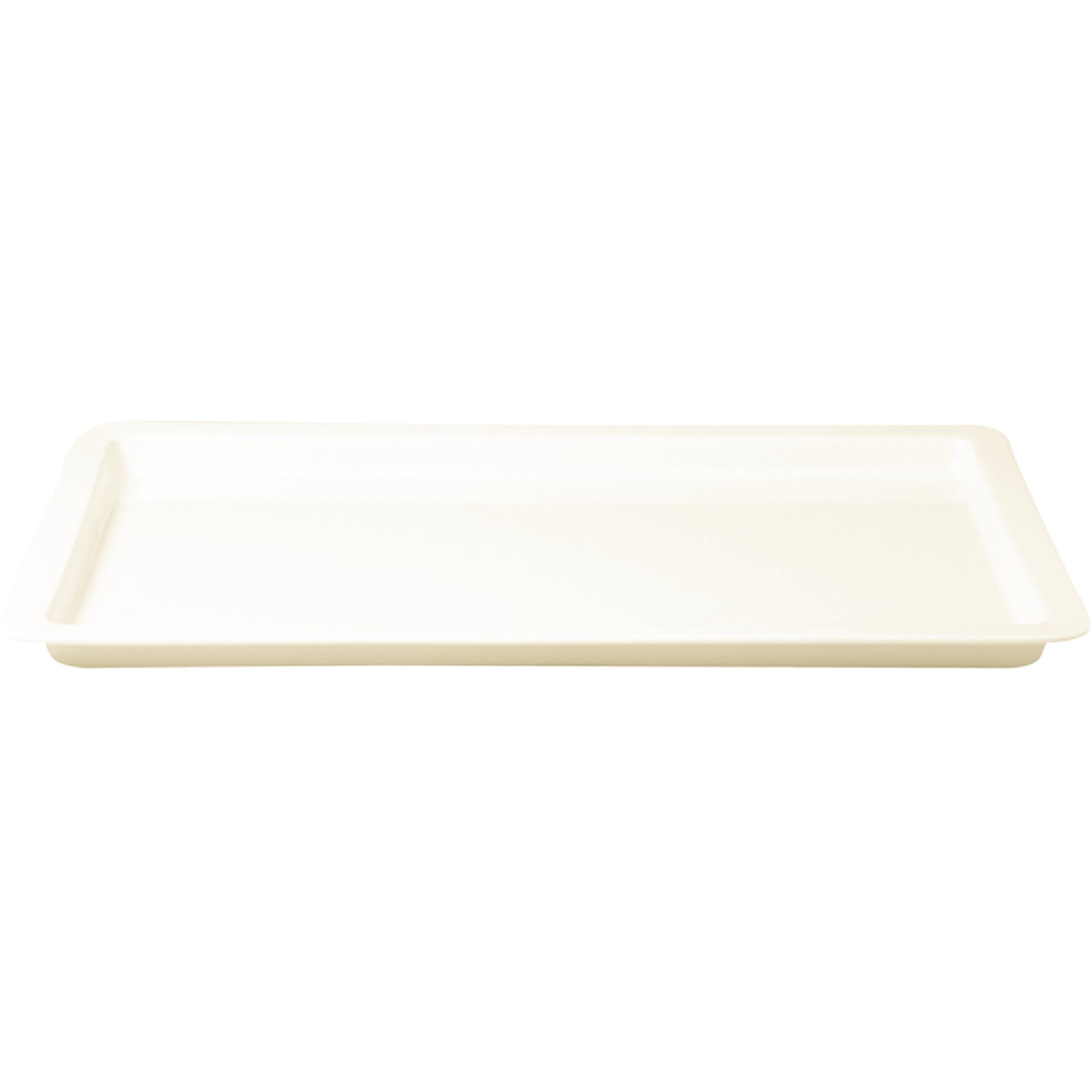 Buffet, GN-Schale GN 1/1 flach 530 x 325 mm / 2,20 l creme