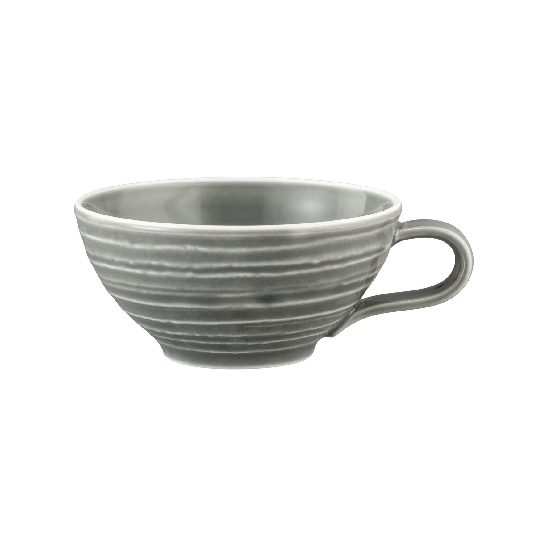 Terra, Teetasse mit Relief ø 109 mm / 0,14 l perlgrau
