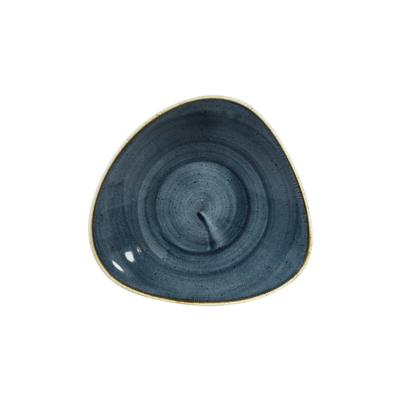 Stonecast, Bowl flach dreieckig 210 x 210 mm Blueberry