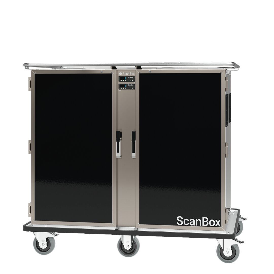 Bankettwagen 12 + 12 x GN 2/1-65 Kompressor-Kühlung