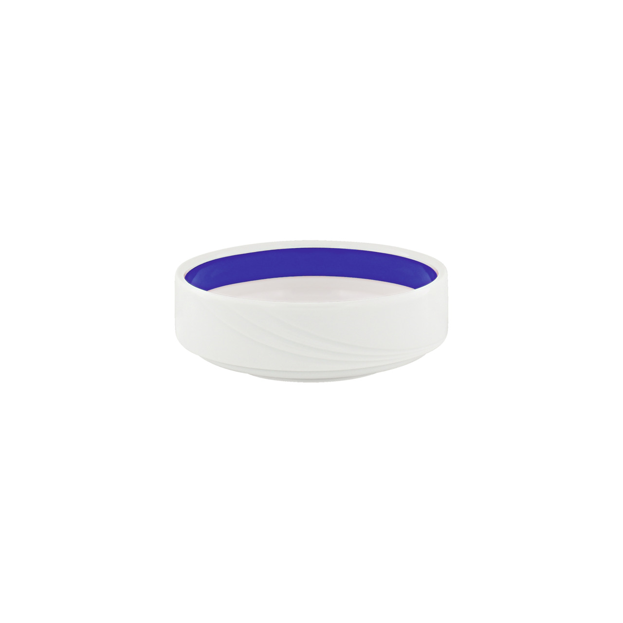 Donna Senior, Schale rund stapelbar Relief ø 120 mm / 0,30 l dunkelblau