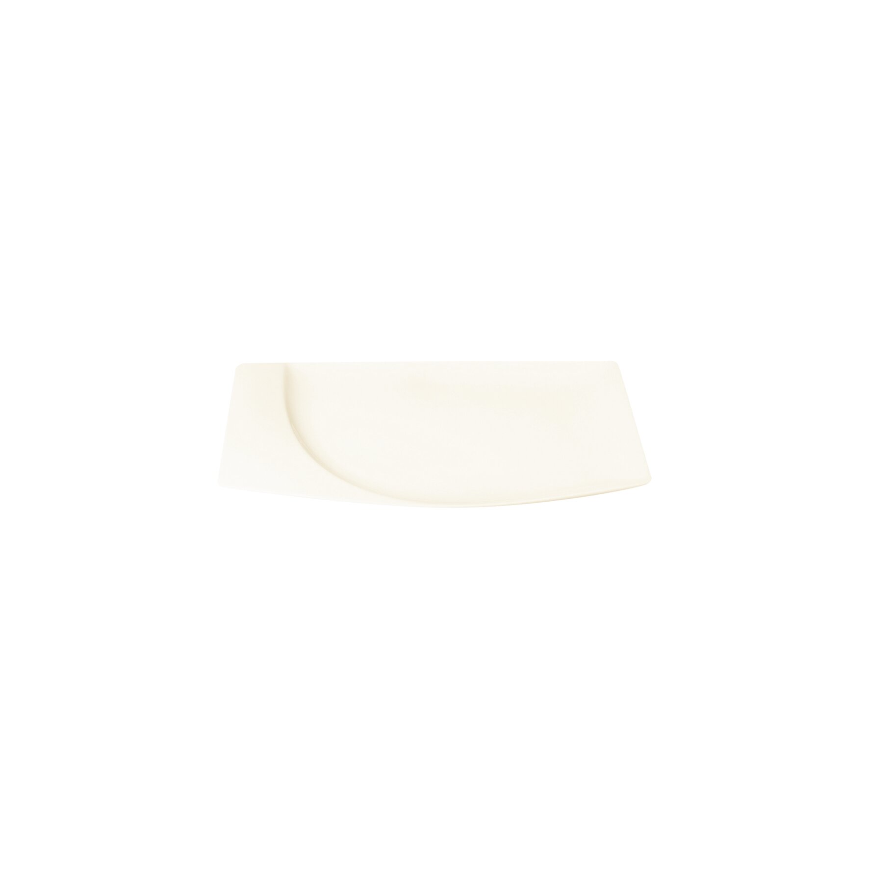 Mazza, Teller flach quadratisch 260 x 234 mm creme