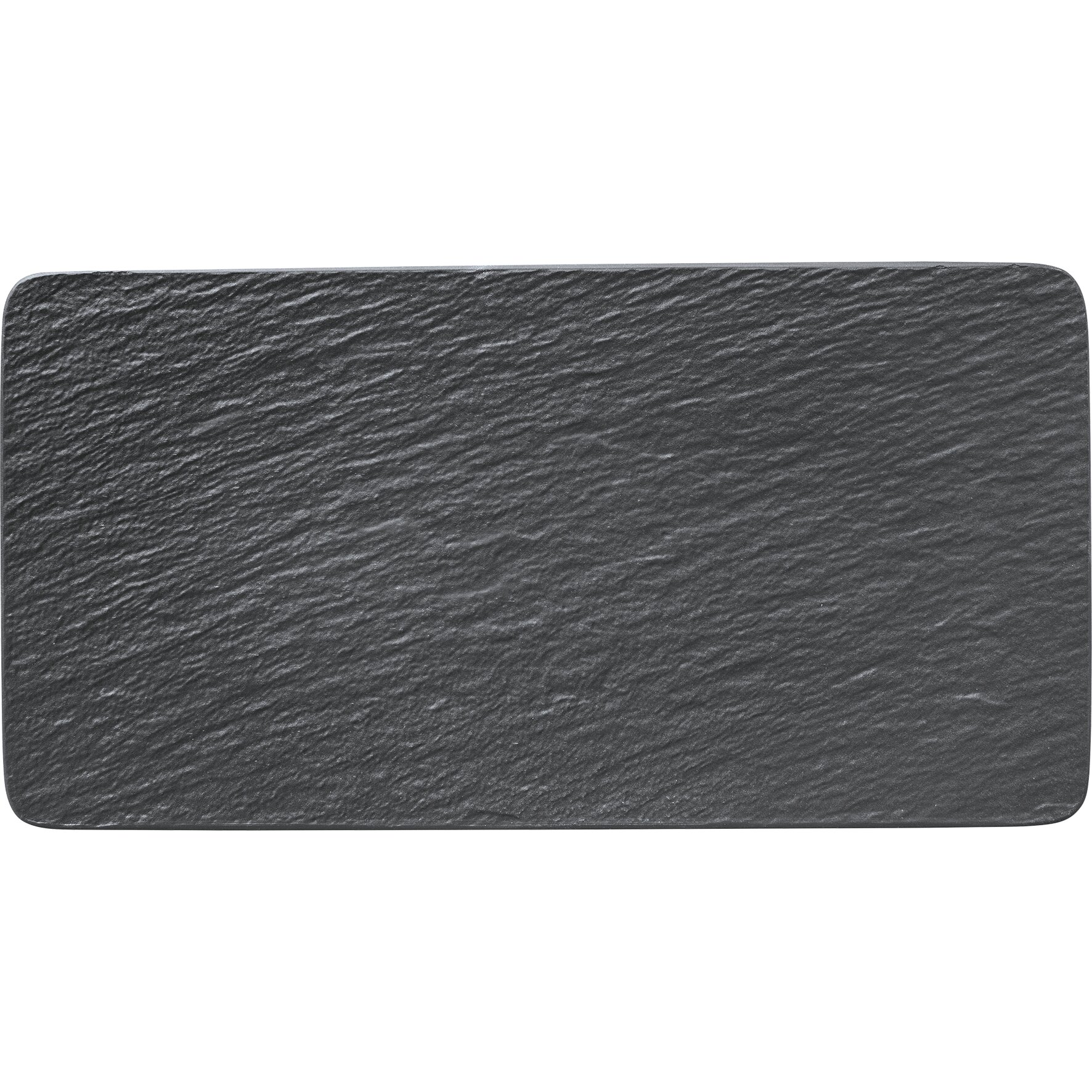 The Rock Black Shale, Platte rechteckig 350 x 180 mm schwarz
