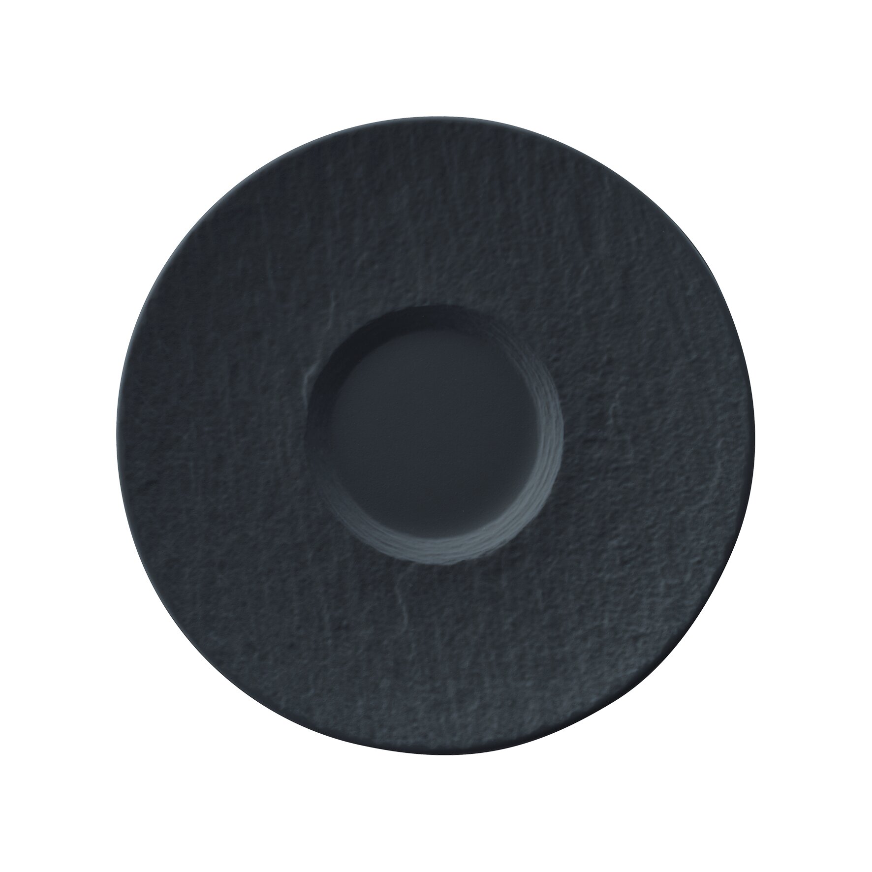 The Rock Black Shale, Untertasse ø 170 mm schwarz