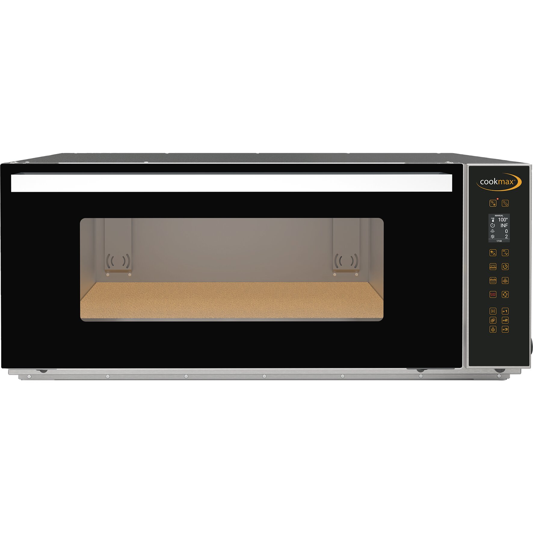 Ladenbackofen, 1 x 600 x 400, programmierbare Steuerung, mit Boiler