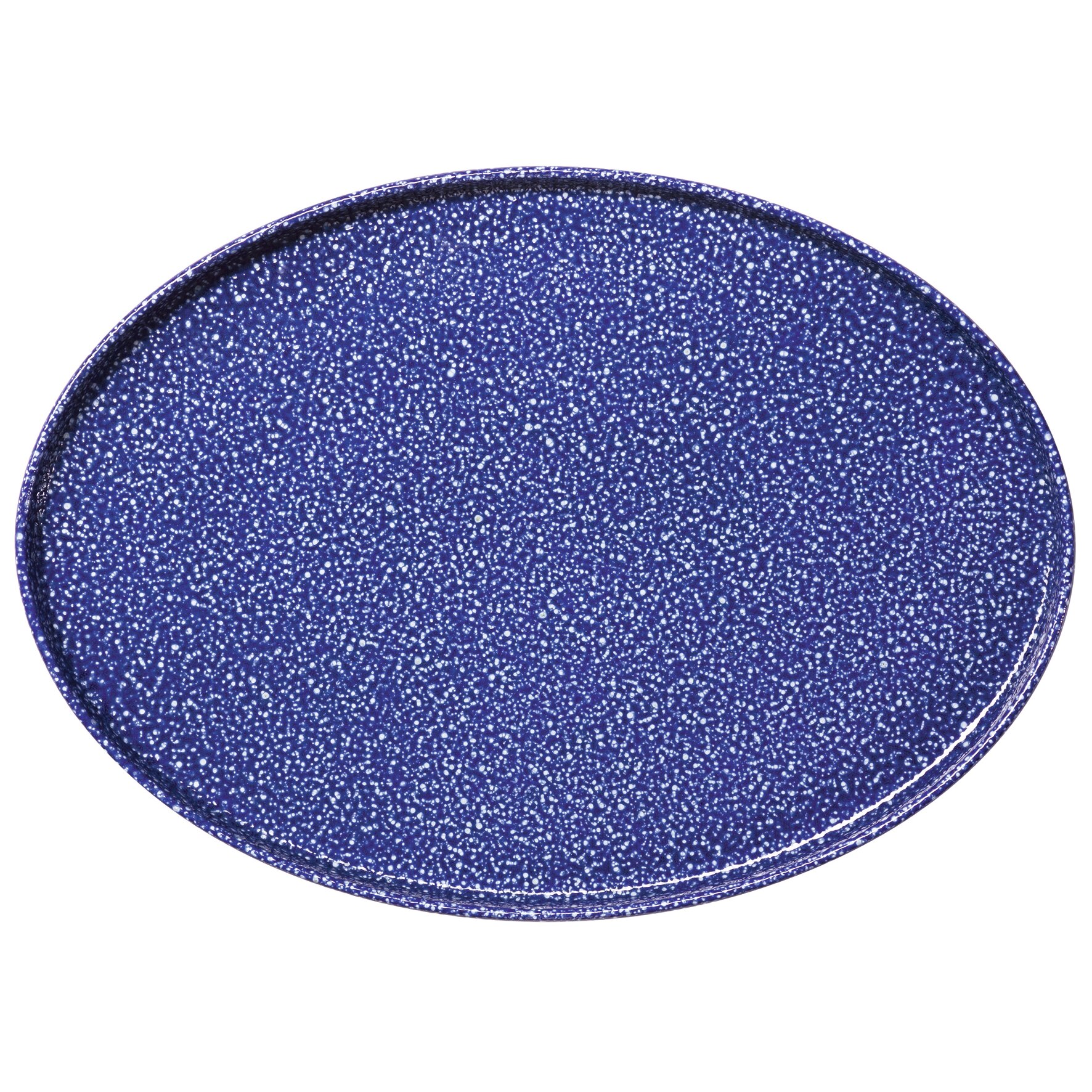 Good Mood, Teller flach oval 366 x 260 mm intense blue